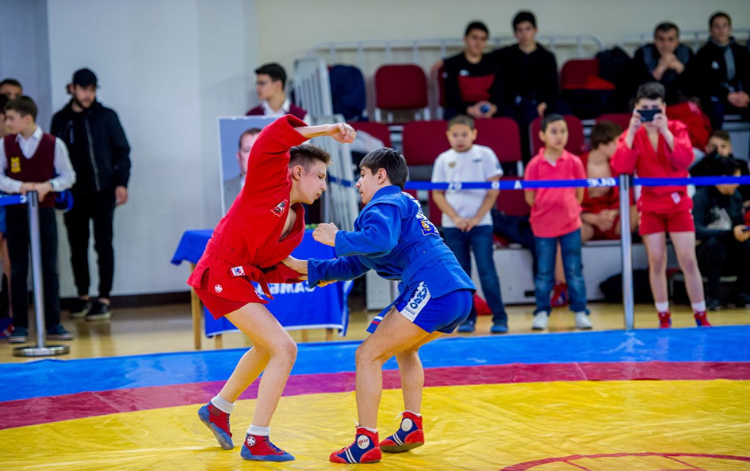 Kids Training Combat Sambo